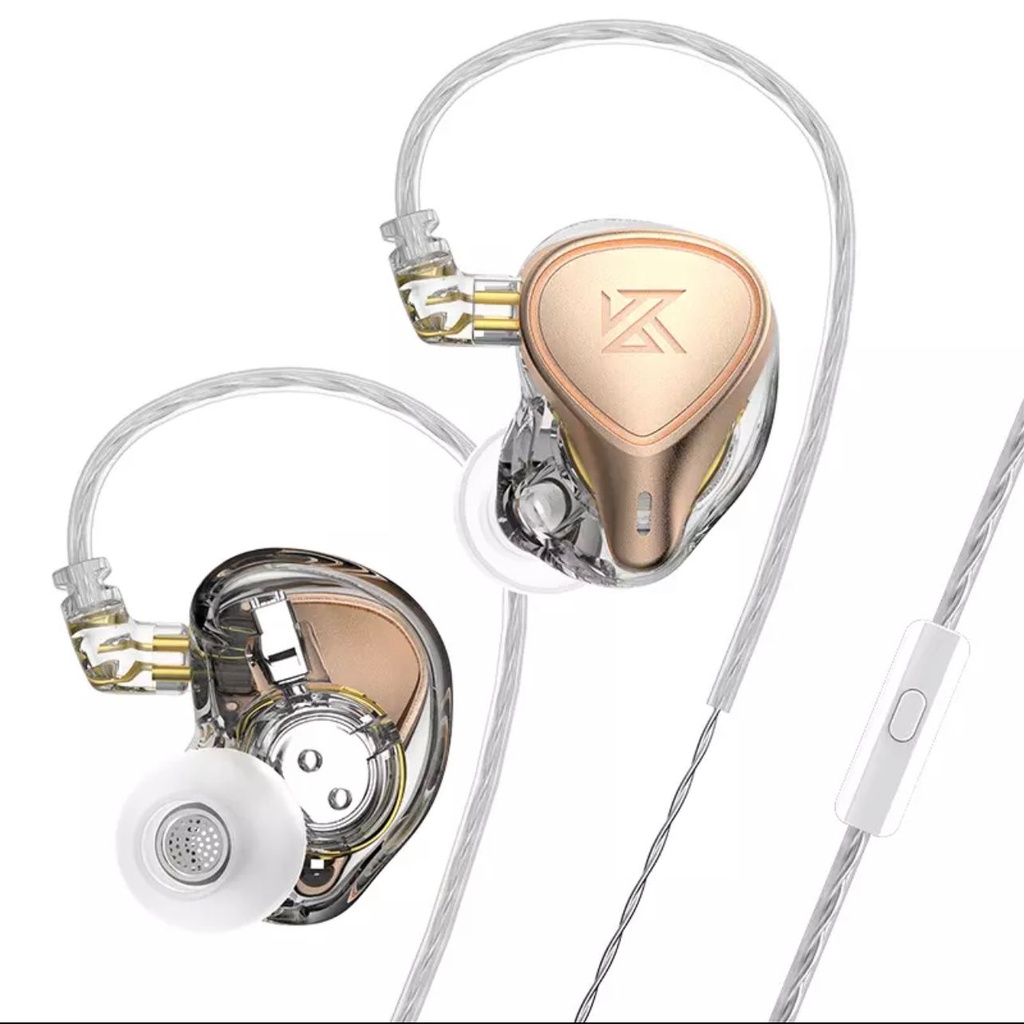 Knowledge Zenith IEM KZ ZEX Pro / Crinacle CRN • with Mic Electrostatic Driver + DD + BA Driver - Garansi Resmi 1 Tahun