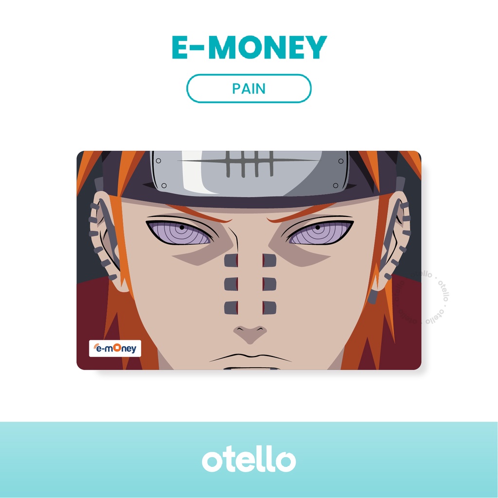 Kartu eMoney Naruto Itachi Obito Pain e-Money Card Anime Jepang eToll Mandiri