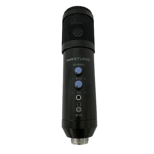 Microphone Condenser Mikrofon with Stand Koneksi USB Bahan Alumunium