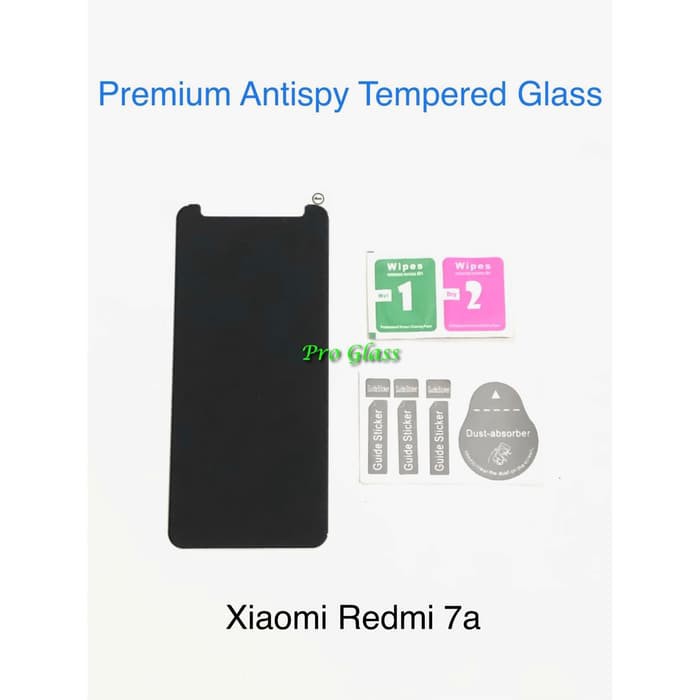 Xiaomi Redmi 7 / Xiaomi Redmi 7A Privacy Anti Spy / Antispy Premium Tempered Glass