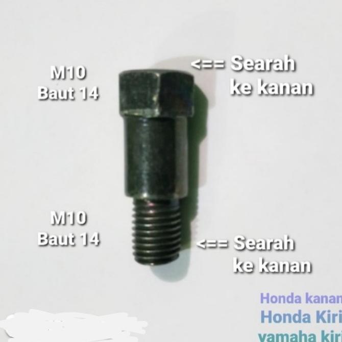 peninggi spion adaptor spion dudukan spion honda ke honda drat 14