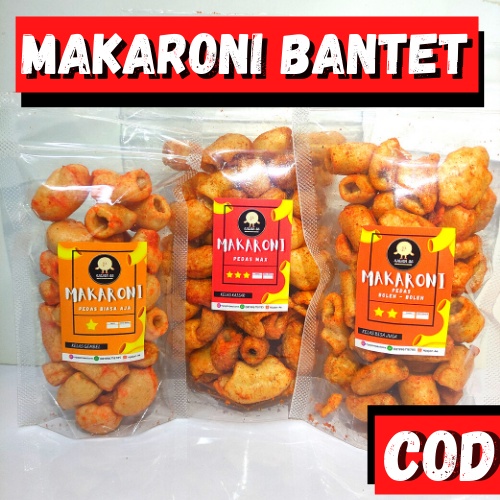 

( PROMO!! ) MAKARONI KERUPUK BANTET/BANTAT PEDAS GURIH / MAKARONI KERUPUK ( 20gr - 60gr )