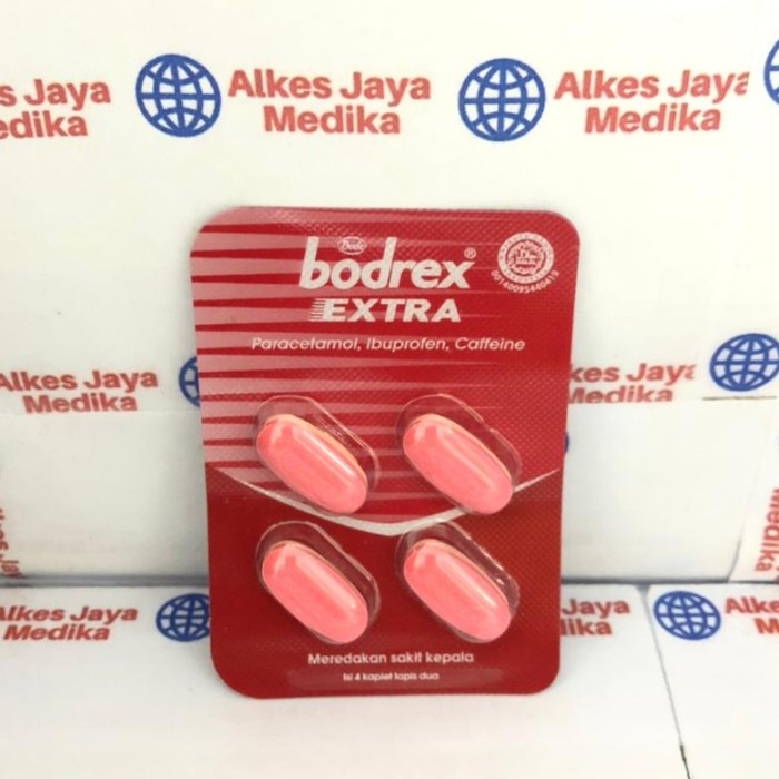 Jual Kesehatan Obat Obatan Bodrex Extra Isi 4 Tablet Obat Sakit