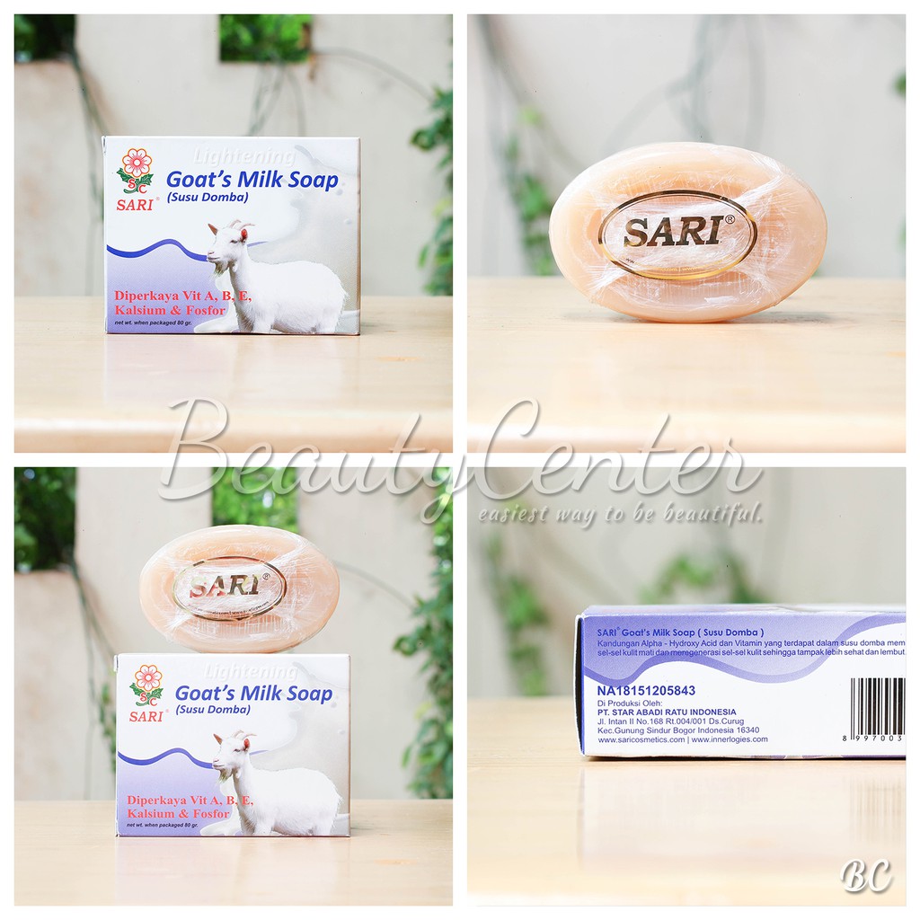 

SARI Lightening Goat's Milk Soap / Sabun Sari Susu Kambing