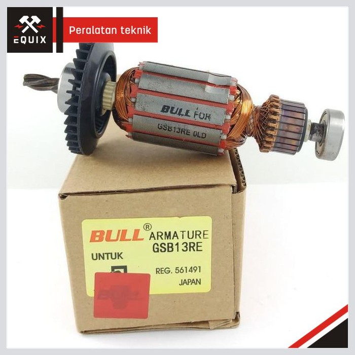 Angker BULL Armature GSB13RE For Mesin Bor Tembok BOSCH GSB13RE
