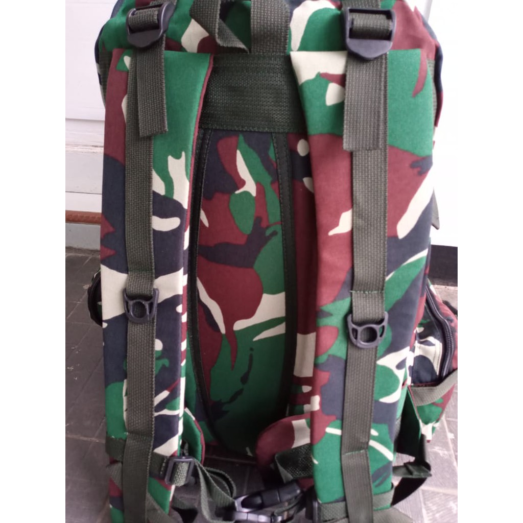 Tictac [ORIGINAL] Tas Kuat Awet Tactical Army Ransel Punggung Malfinas Loreng TNI AD