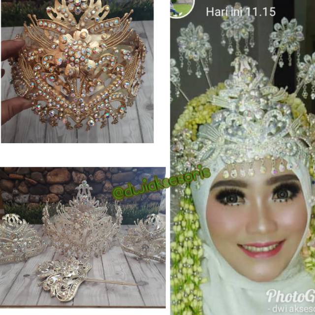 Siger ciki (citra kirana) mahkota pengantin sunda