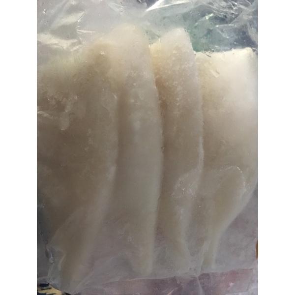cumi tube (cumi utuh kupas) 1 kg, frozen food cibinong