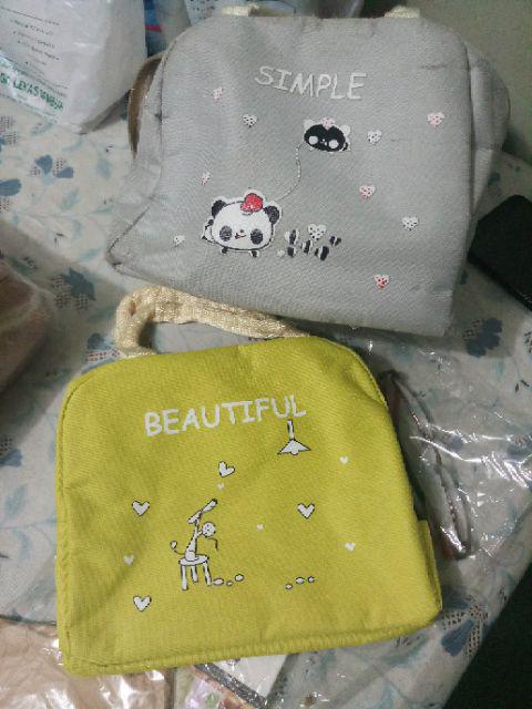 Tas Bekal Makan Tempat Makanan Siang Anak Sekolah Lucu Kartun Hewan Vm(gn85)
