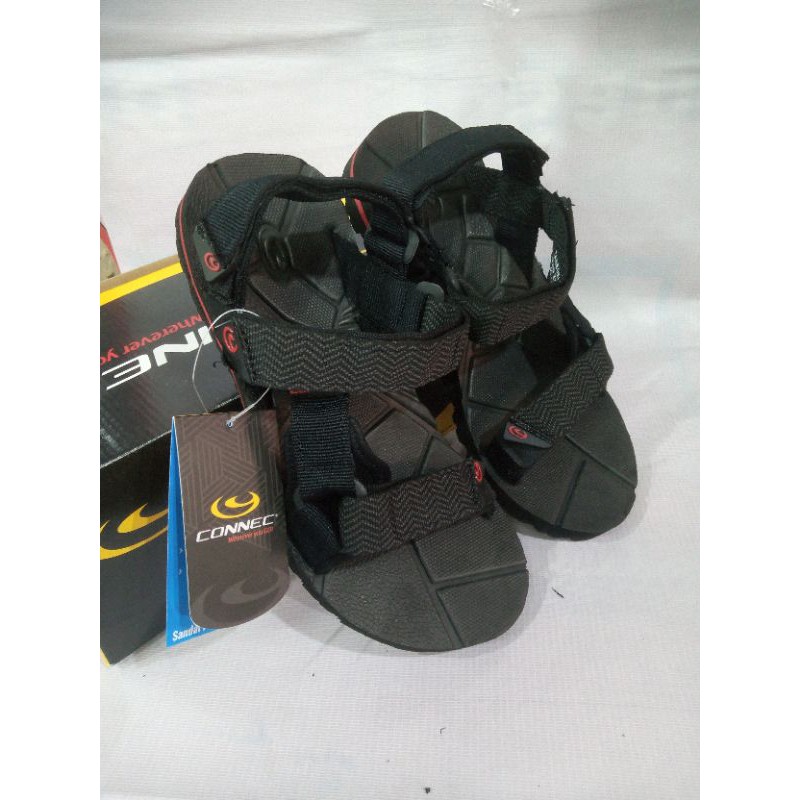 sandal gunung Connec black pria Sindoro