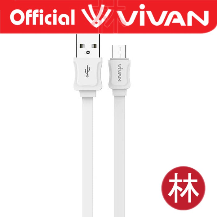 Vivan CM30 Upgraded 2A 30cm Micro USB Data Cable for Android White