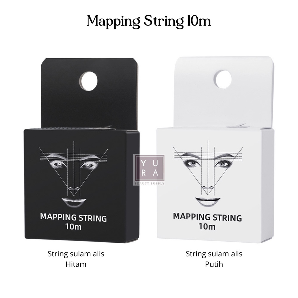 10M string mapping eyebrow penggaris sulam alis pola cetak gambar