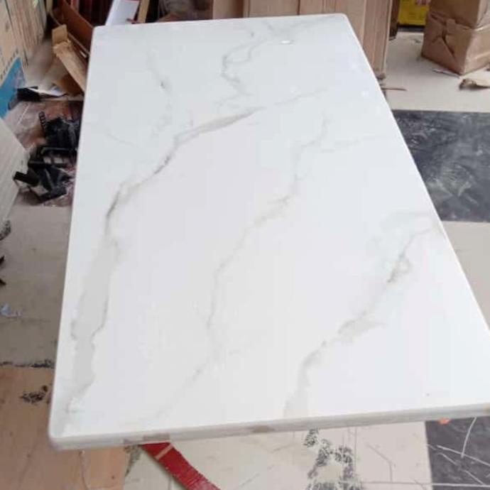 Granit Meja Dapur/Meja Makan 60X120 Series Carara Double Bevel Store_Sarwenda