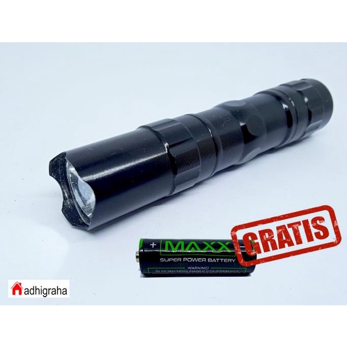 Senter Mini Police Led (Gratis Baterai)