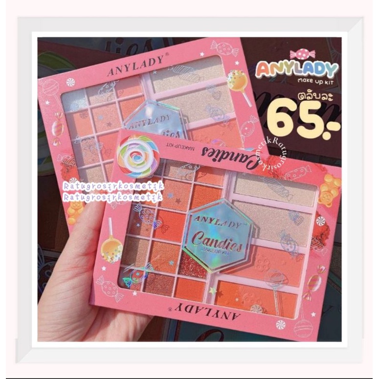 PROMO!!!EYESHADOW ANYLADY CANDIES NO.829/BEAUTY &amp; STYLE NO.848/PEACH NO.797