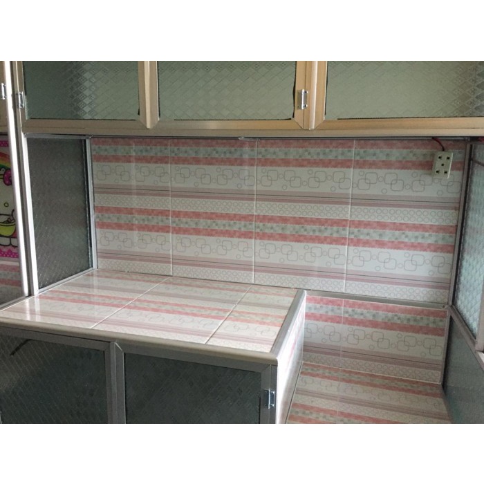 {syanestore} Rak Piring Lemari Keramik Magiccom 3 Pintu KHUSUS BANDUNG - Polos TRIPLEK Berkualitas
