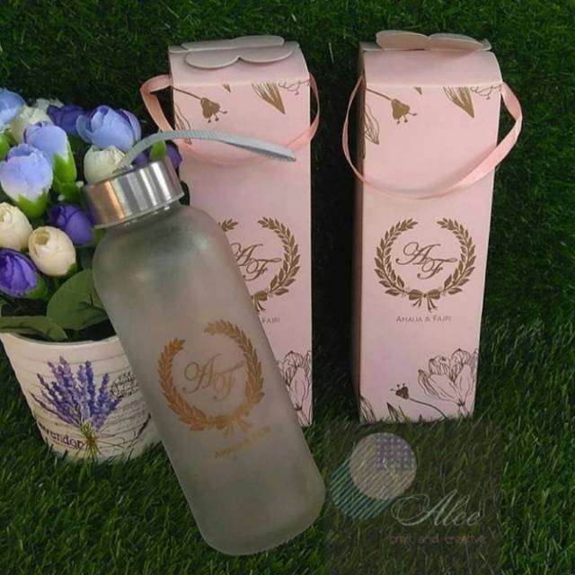 Souvenir Pernikahan Botol Kaca Doft Murah Unik
