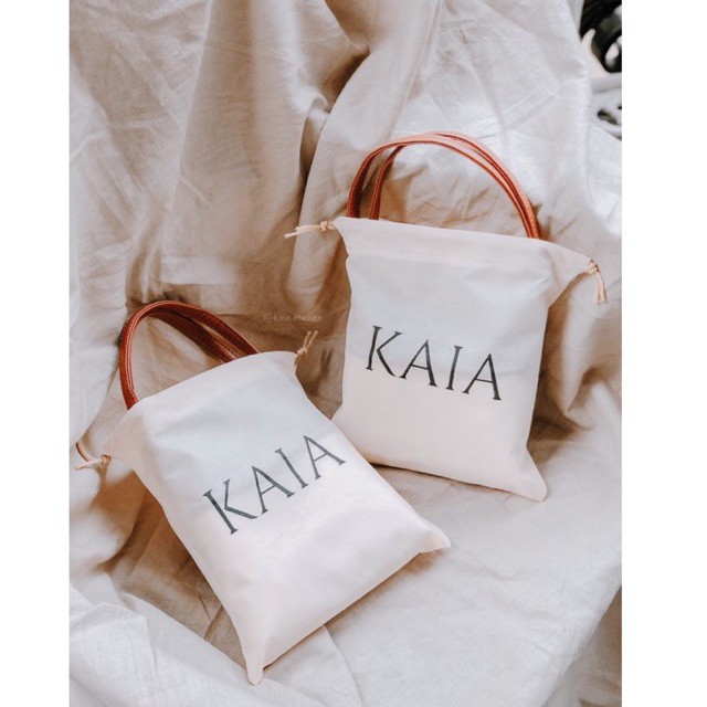 MIKAIA - SOLEIL Canvas Tote Bag - Tas Kanvas Wanita