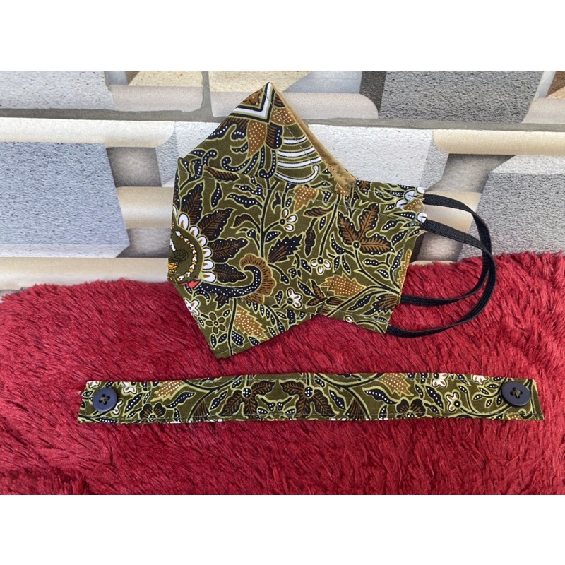 MASKER batik persit || batik asli masker EVO persit 3D