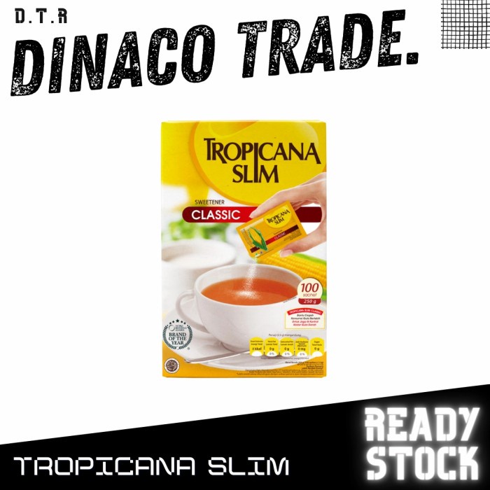 

Tropicana Slim Sweetener / Pemanis Tanpa Gula