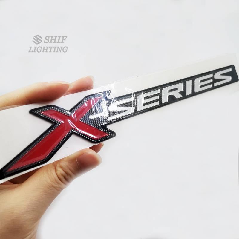 1 X ABS X-SERIES Letter Car Auto Emblem Badge Sticker Decal for ISUZU DMAX X-SERIES