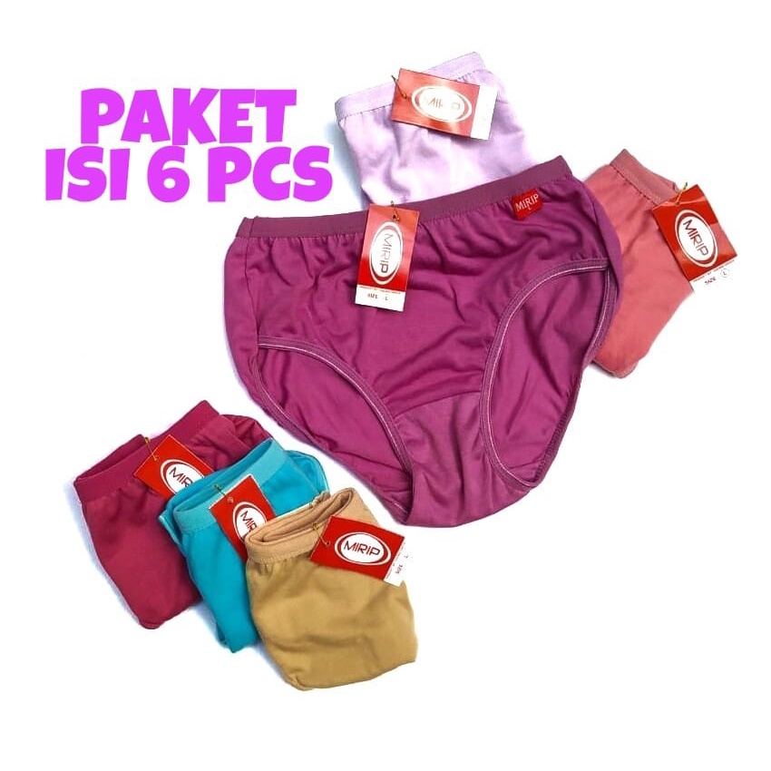 PAKET PROMO CELANA DALAM WANITA LUSINAN | CD WANITA LUSINAN MURAH | CELANA DALAM WANITA-ISI 6 PCS