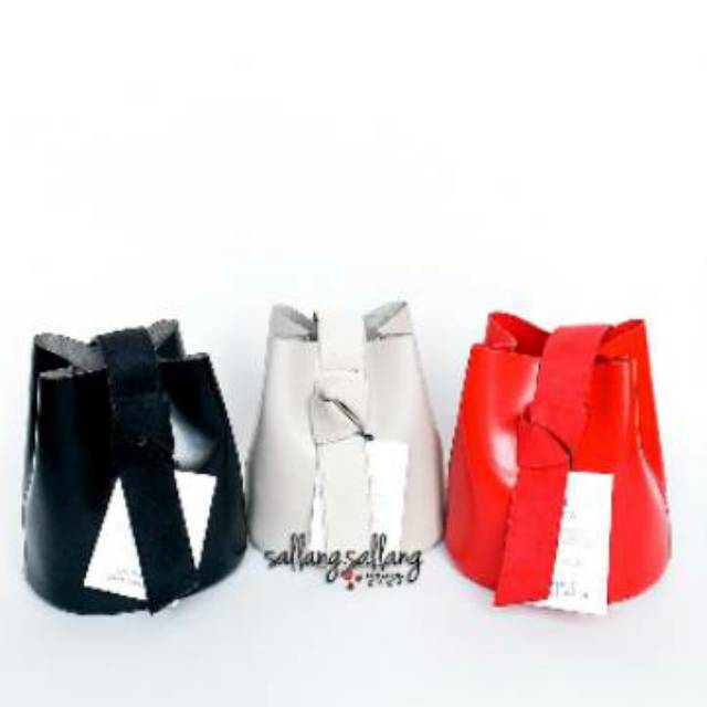 KWANI Micro Suede Knot Bucket