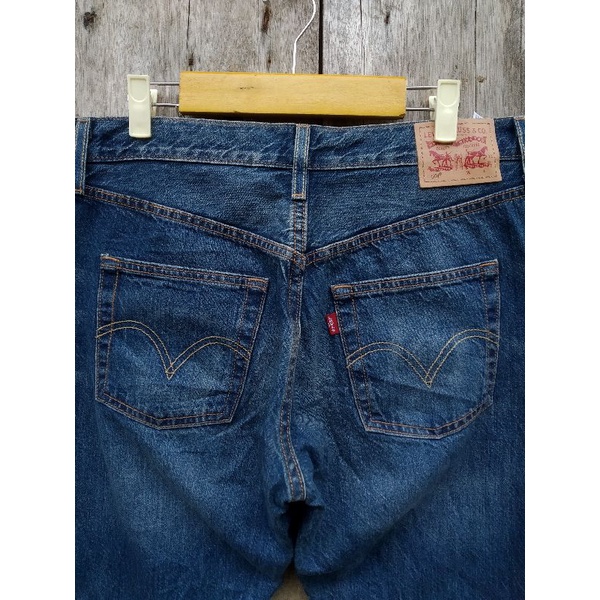 levis 501 cropped original fit biru garmen size fit 30 second original