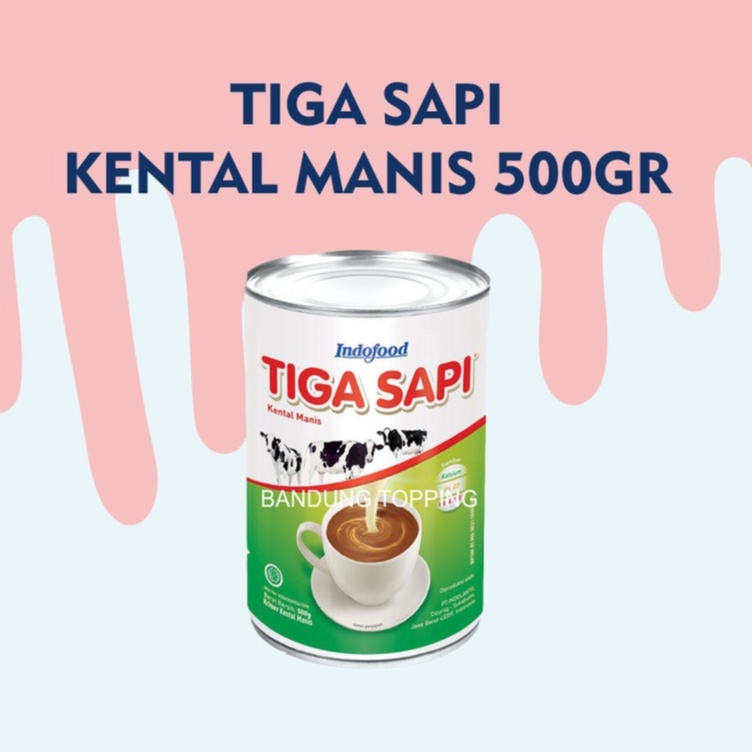 

Susu Tiga Sapi Krimer Kental Manis 500gr