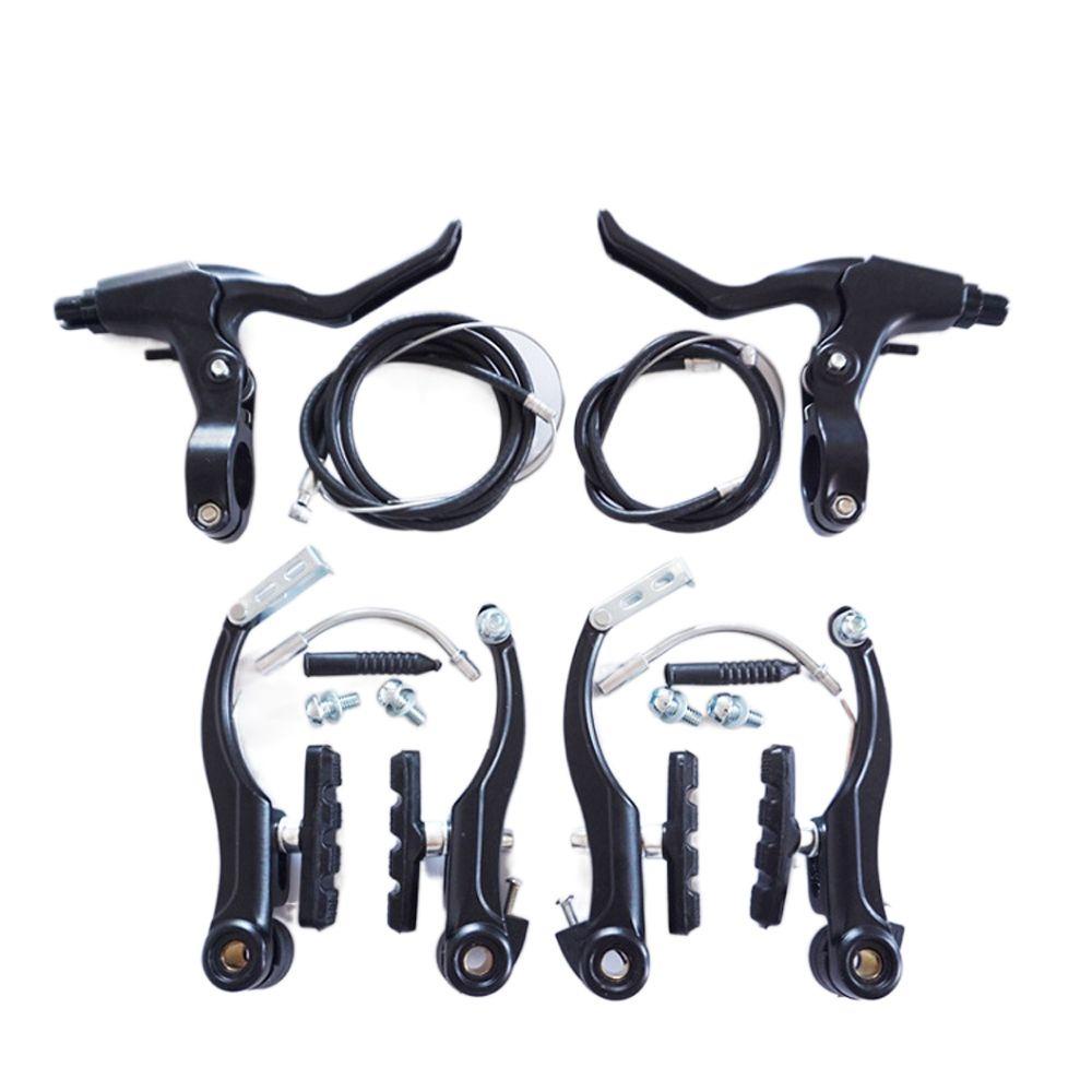 Lanfy Set Rem Sepeda Depan Belakang Rem MTB Bagian Dalam Dan Luar Rem Sensitivitas Sepeda Rem Hidrolik Cantilever Alloy V Brake Caliper Set