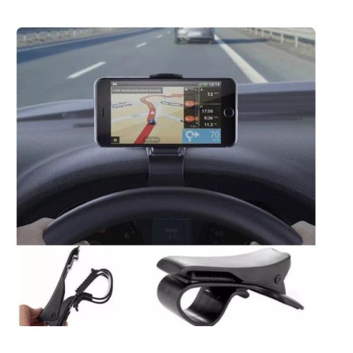 DASBOARD HOLDER Phone Holder GPS Holder Hp Mobil Jepit Dashboard Spion Original 360 Derajat Car Phone Bracket Holder Multifungsi