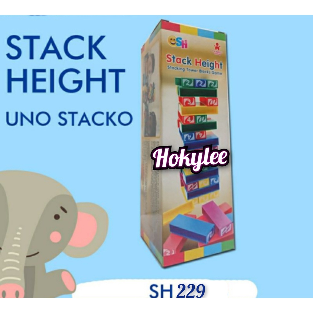 HOKYLEE-UNO STACKO STACK HEIGHT TOWER BLOCK SUSUN - SH 220