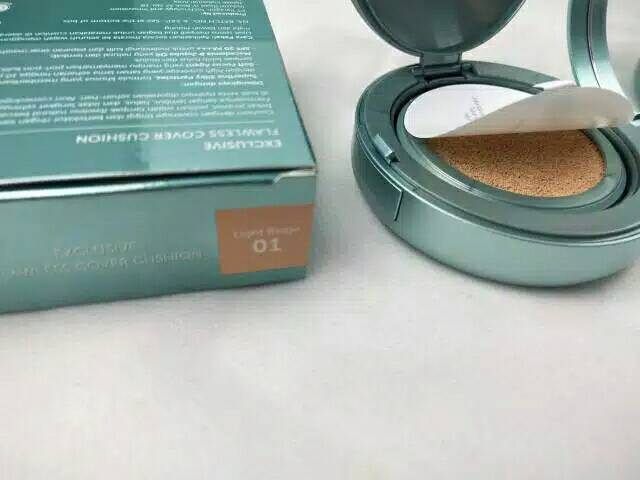 ☃Cutezz_Ching1☃Wardah Exclusive Flawless Cover Cushion 15g