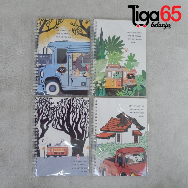 365 RING BOOK #40993 - 1 Type YFA5 Note Book Fancy Karakter / Buku &amp; Alat Tulis