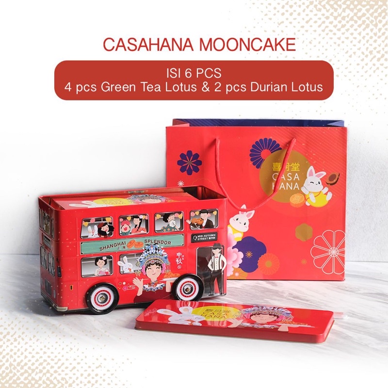 Mooncake (kue bulan) Casahana malaysia isi 6