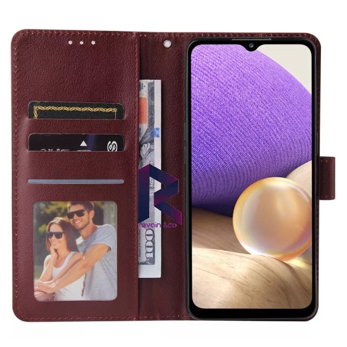 CASE SAMSUNG A32 4G FLIP WALLET LEATHER KULIT PREMIUM SARUNG BUKA TUTUP FLIP CASE SAMSUNG A32 4G