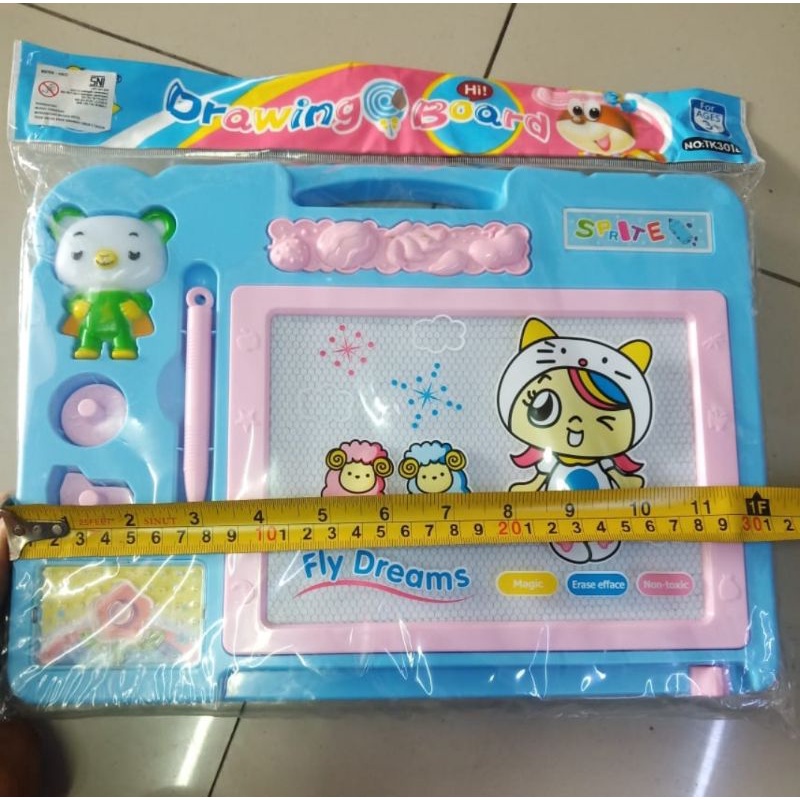 

papan tulis magic board + papan tulis kapur 2 in 1 / papan tulis anak jumbo