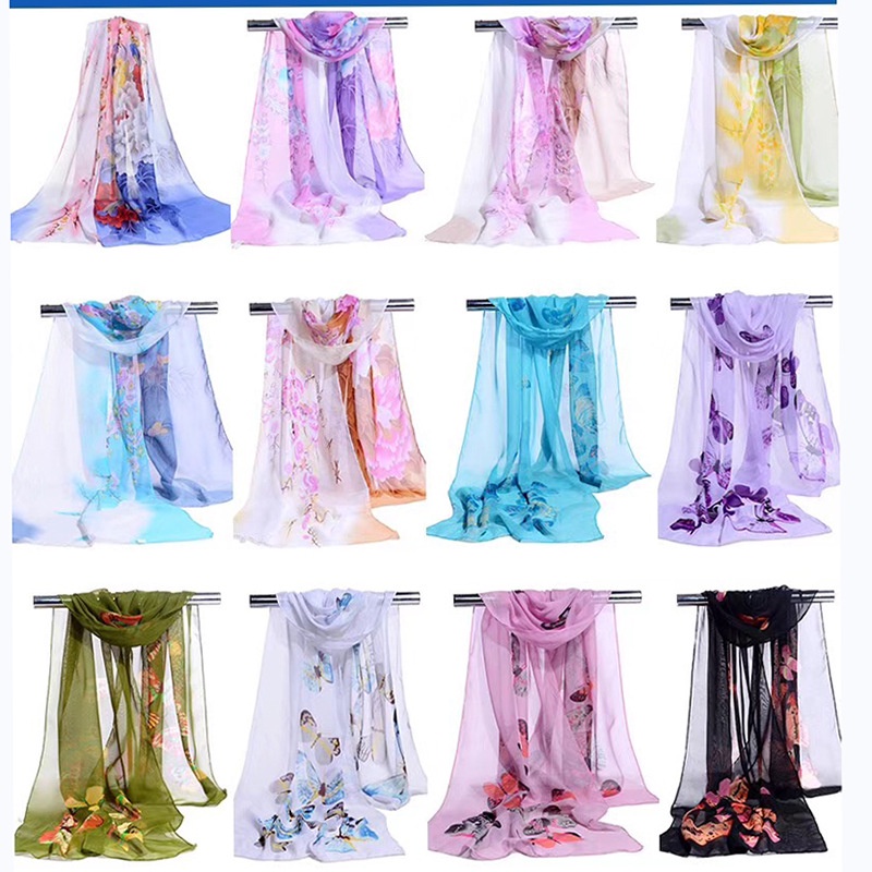 syal sutra panjang wanita syal sifon tabir surya musim semi dan musim gugur Satin etnik satin syal persegi besar sorban musim semi dan syal lukisan minyak musim panas Jual panas mete besar bunga satin print 90*90 besar persegi syal sutra