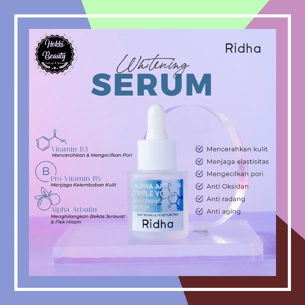 RIDHA Galacto Rejuvenating Serum - RETINOL ACNE SERUM - Whitening Serum