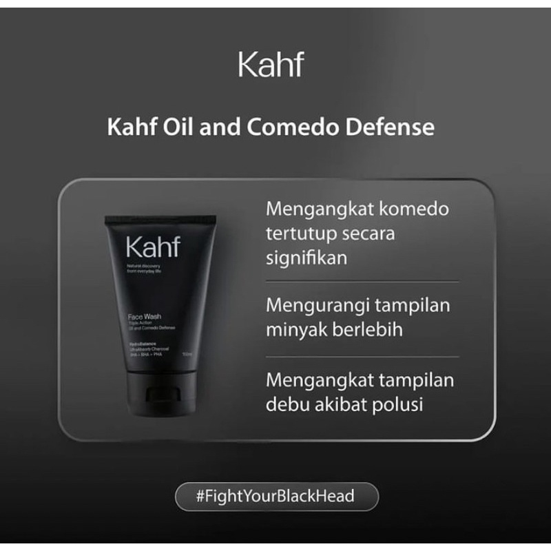 SABUN CUCI MUKA COWOK KAHF/KAHF FACE WASH