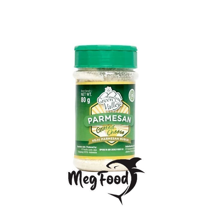 

Grated Parmesan Shaker 80gr Green Valley Keju Bubuk / Powder