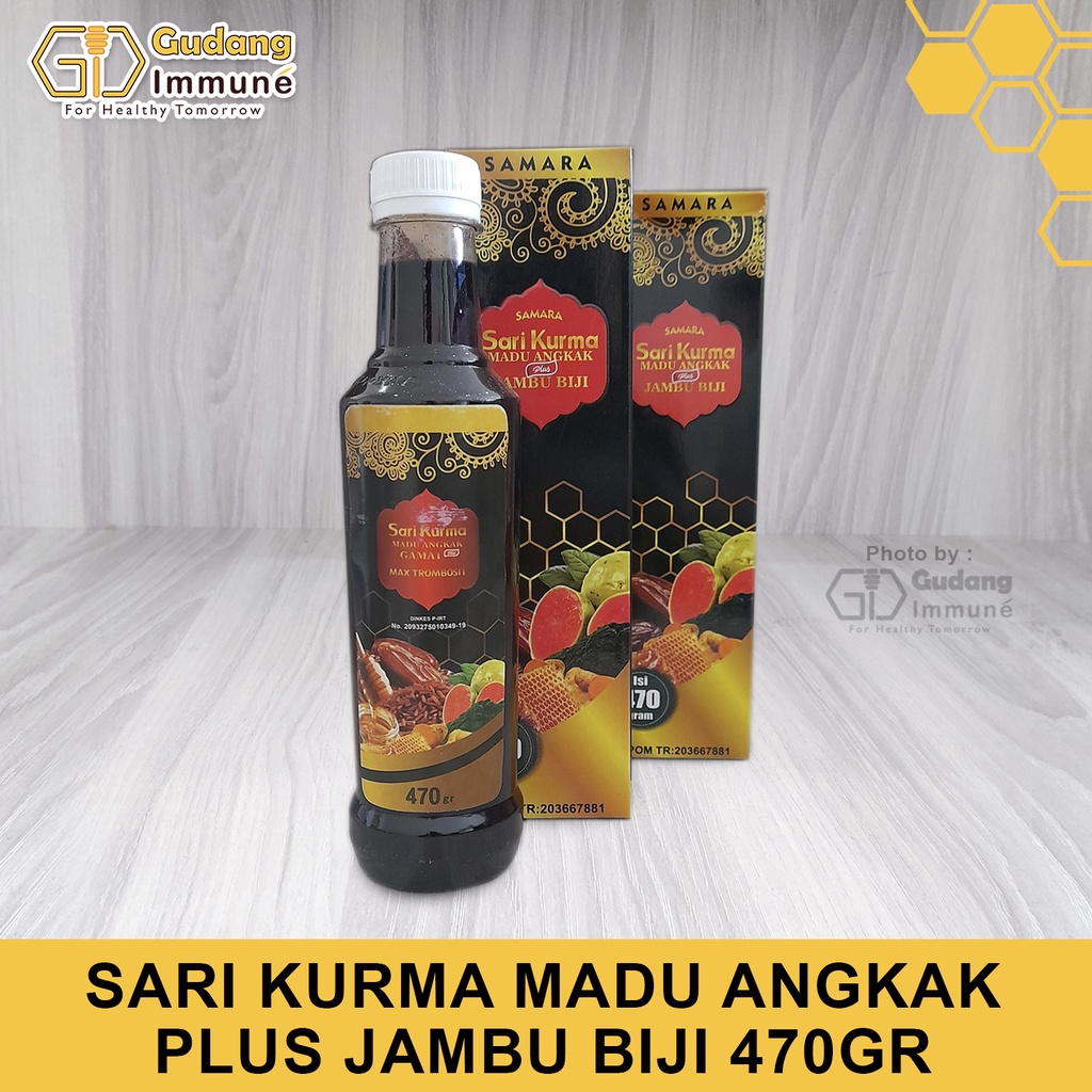 

Sari Kurma Madu Angkak Plus Jambu Biji 470gr Dates Honey-Gudang Immune