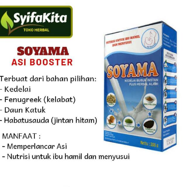 

Soyama susu ibu hamil menyusui Asi booster susu kedelai
