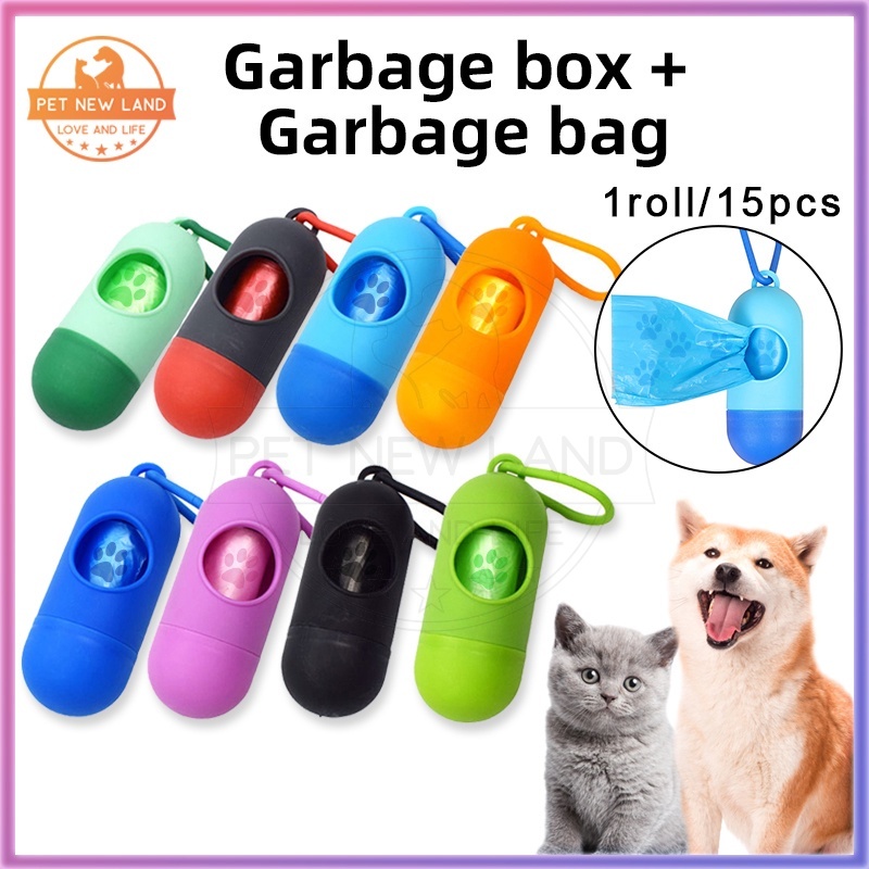 Kotak Kantong Kotoran Sampah Kantong Poop Bag Pet Waste Bag 15/roll