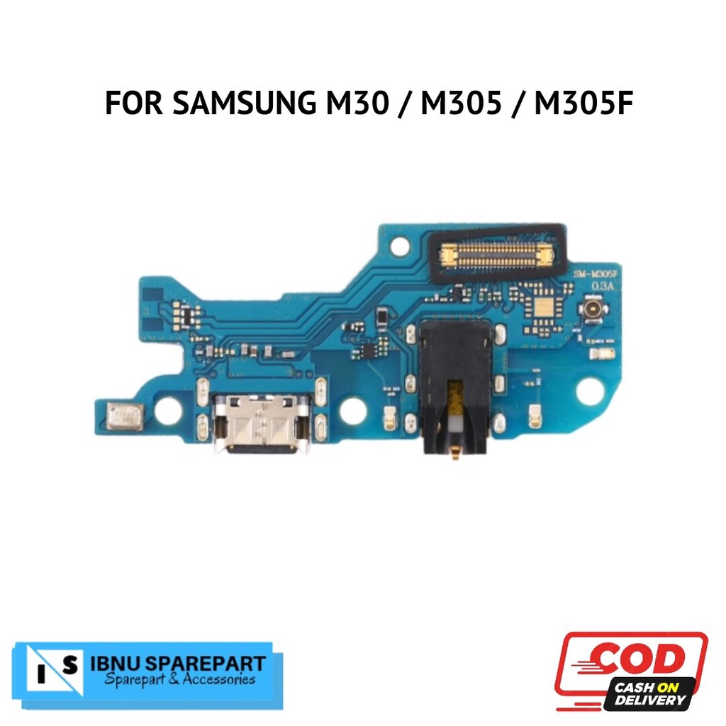 FLEXIBLE CONECTOR CHARGER BOARD CHARGER PAPAN CHARGER CAS SAMSUNG M30 M305 ORIGINAL