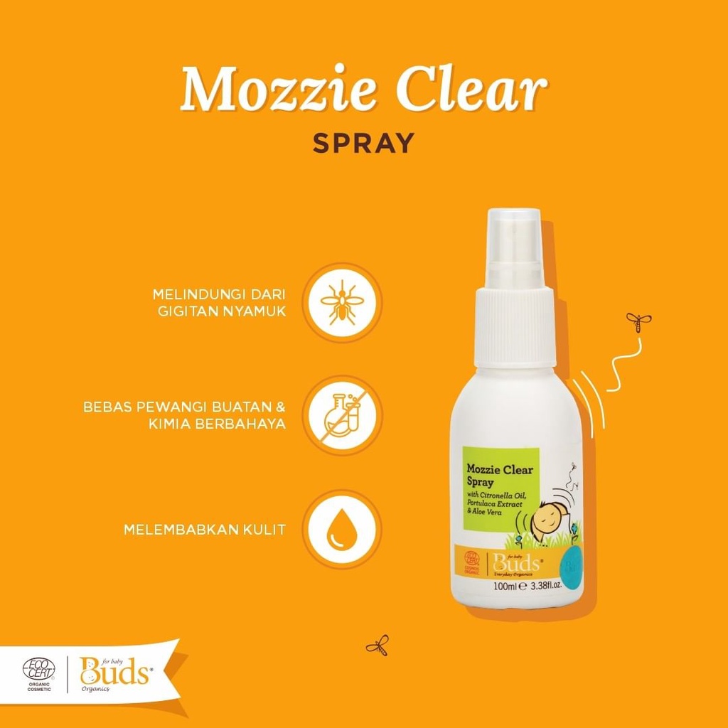 BUDS MOZZIE CLEAR SPRAY 100ML