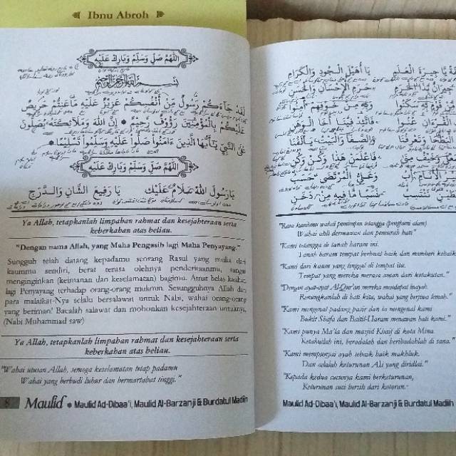 30+ Diba Barzanji Pdf PNG Contoh File Guru