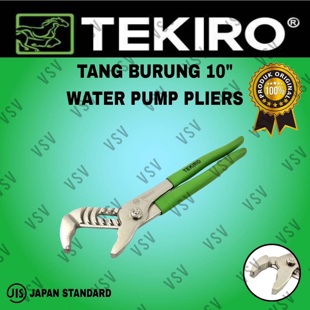 TEKIRO Tang Burung 10&quot; Quick Joint Water Pump Pliers Tang Jepit Pipa