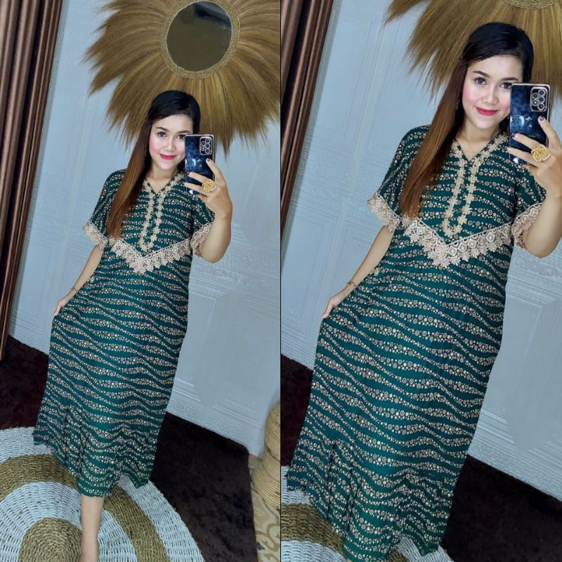 BIG SIZE Setelan Tie Dye / One Set Kekinian / Setelan Baju Wanita Wakawaka Aminah-Random