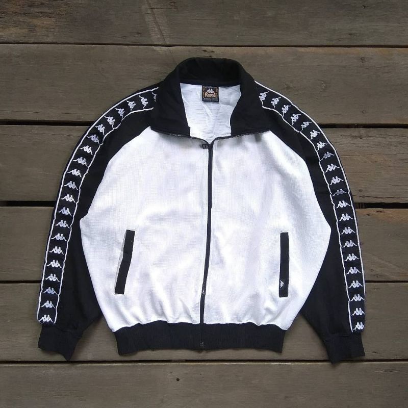vintage jaket kappa full taped second dan bekas